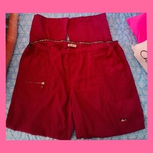 💐4/$10-Burgandy Scrub Pants